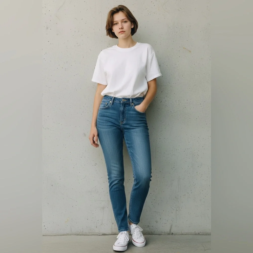 Madewell Women's Blue Jeans 9” High-Rise Skinny Size 26 NWT - Picture 16 of 16